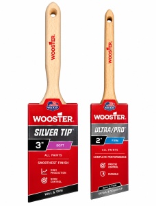 Set 2 pensule profesionale WOOSTER – Silver Tip 3” Soft + Ultra/Pro 2” Firm - Img 2