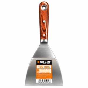 Set profesional SOLID Tools – 3 șpacluri inox pentru gletuire și finisaje - Img 2