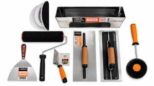 Set profesional SOLID TOOLS pentru aplicarea și finisarea gletului