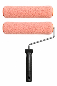 Set trafalet 25 cm cu 2 role din microfibră și cadru metalic