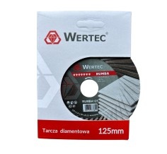 DISC DIAMANTAT PT BETON,GRESIE,CERAMICA -RUMBA 125X1.6X30X22.23MM-WERTEC - Img 4