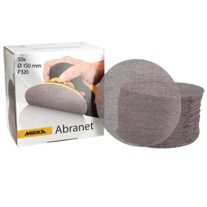 Discuri abrazive Abranet – diametru 150 mm P320 – 50 buc/cutie