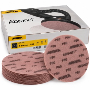 Discuri abrazive Abranet – diametru 225 mm P80 – 25 buc/cutie