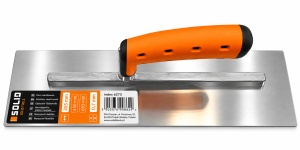 Gletiera profesionala cu maner din cauciuc,lama 0.7mm, 35cm, Solid Tools