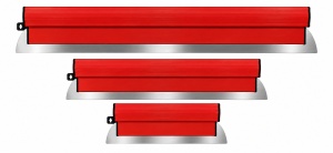 Set 3 lame profesionale pentru glet și finisaje – 40 cm, 60 cm și 80 cm, oțel inoxidabil, mâner ergonomic