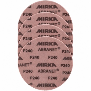 Set 5 discuri abrazive Abranet Ø 150 mm Grip P120-MIRKA