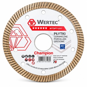 Set profesional pentru tăierea, șlefuirea și finisarea gresiei și faianței – WERTEC - Img 4