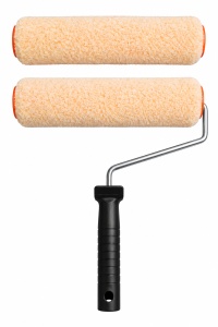 Set trafalet 25 cm cu 2 role din microfibră și cadru metalic