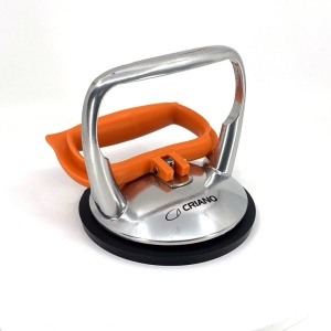 Ventuza pentru gresie, sticla, faianta profesionala cu corp din Aluminiu Ø123mm, 40kg - Img 1