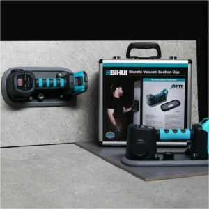 Ventuza Vacuum Electrica Automata, afisaj digital si acumulator 21V, pt. placi texturate - capacitate 170kg - BIHUI