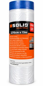 Folie STRONG UV SOLID cu banda 270cmx15m