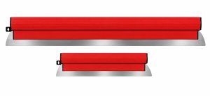 Set 2 lame profesionale pentru glet și finisaje – 40 cm și 100 cm, oțel inoxidabil, mâner ergonomic