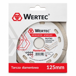 DISC DIAMANTAT 125MMX1.2X22.23MM ,MASTERCUT-WERTEC - Img 2