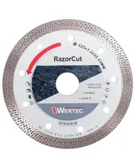 DISC DIAMANTAT RAZOR CUT 125x22,23MM WERTEC - Img 4