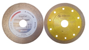 PACHET PROMOTIONAL DISC DIAMANTAT EDGE CUT 125MM,TAIERE IN 45 +DISC DIAMANTAT KING GRES 125MM-WERETEC