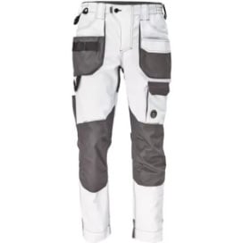 Pantaloni de lucru profesionali DAYBORO TRIFIBETEX – ALB -MARIMEA 52