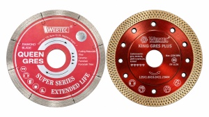 Set 2 discuri diamantate WERTEC Queen Gres + King Gres Plus 125 mm