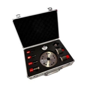 SET CAROTE DIAMANTATE PT GRESIE /FAIANTA ,DIMENSIUNI:6.8.10.20.35.65MM,DISC125 MM-WERTEC - Img 4