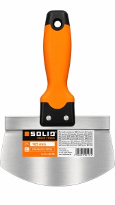 Set profesional SOLID Tools – 3 șpacluri inox pentru gletuire și finisaje - Img 3