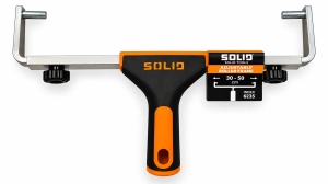 Set trafalet profesional AXUS Pro-Finish 38 cm, fir 18 mm (L) + cadru SOLID Tools 30–50 cm - Img 3