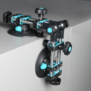 Sistem de fixare si ajustare multi-unghi, cu 2 ventuze cu vacuum, Ø150mm pt. placi ceramice - Img 6