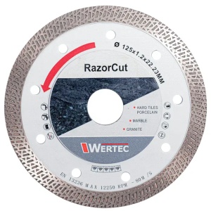 DISC DIAMANTAT RAZOR CUT 125x22,23MM WERTEC