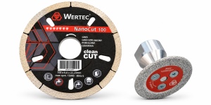 Pachet WERTEC NanoCut 100 + disc diamantat de șlefuire 50 mm