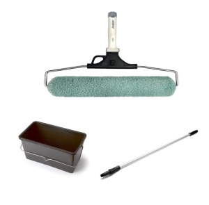 Set trafalet profesional 41.5 cm, galeata 25l si prelungitor telescopic 115-197 m ,Anza