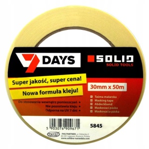 BANDA MASCARE 7DAYS 30MMX50M SOLID TOOLS