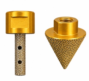 FREZA DIAMANTATA 10 MM+FREZA CONICA 2-38MM-WERTEC
