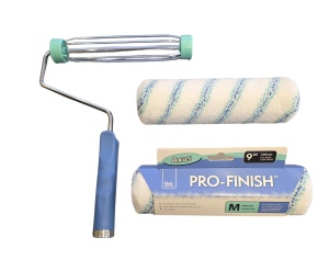 PACHET PROMOTIONAL TRAFALET PROFESIONAL +ROLA 23CM, MARIME M MICROFIBRA,PAR 12MM-AXUS