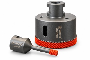 Set carote diamantate WERTEC Ø6 mm + Ø68 mm - Img 2