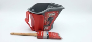 Set Profesional pentru Finisaje și Contururi Wooster: Găleată Pelican + Pensulă Ultra/Pro 50 mm