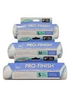 PACHET PROMOTIONAL 3 ROLE TRAFALET PROFESIONAL MICROFIBRA 23CM ,MARIME S 6MM,MARIME M 12MM,MARIME L 18MM-AXUS