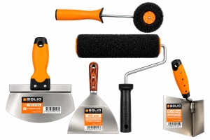 Set profesional pentru aplicarea și finisarea gletului – 5 unelte