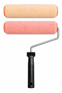 Set trafalet 25 cm cu 2 role din microfibră și cadru metalic