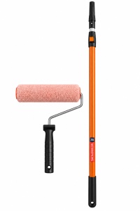 Set trafalet 25 cm cu rolă din microfibră și prelungitor telescopic 123–210 cm