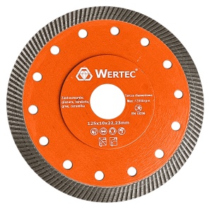 DISC DIAMANTAT 125x1.0x22.23x10mm CHAMPION -WERTEC