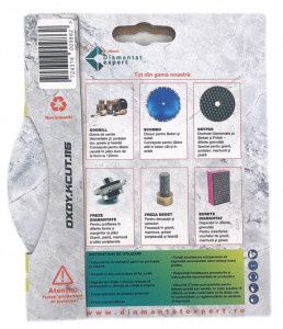 Disc DiamantatExpert KCUT pt. Portelan dur, Placi dure, Ceramica dura, 115x22.2 (mm) Premium - DXDY.KCUT.115 - Img 4