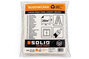 FOLIE TRANSPARENTA 1000G BUDOWLANA SOLID TOOLS