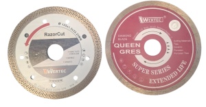 PACHET PROMOTIONAL DISC DIAMANTAT RAZOR CUT 125MM+DISC DIAMANTAT QUEEN GRESS 125MM-WERTEC
