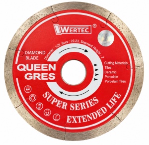 PACHET PROMOTIONAL DISC DIAMANTAT RAZOR CUT 125MM+DISC DIAMANTAT QUEEN GRESS 125MM-WERTEC - Img 3