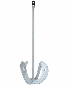 Paletă Malaxor profesională pentru glet, adeziv, mortar și materiale de construcții – 200 × 600 mm, model cu palete curbate