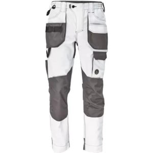 Pantaloni de lucru profesionali DAYBORO TRIFIBETEX – ALB -MARIMEA 54