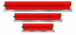 Set 3 lame profesionale pentru glet și finisaje – 60 cm, 80 cm și 100 cm, oțel inoxidabil, mâner ergonomic