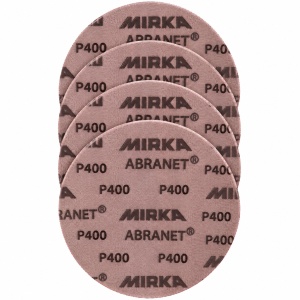 Set 5 discuri abrazive Abranet Ø 150 mm Grip P400-MIRKA