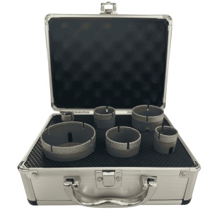 SET CAROTE DIAMANTATE MATRIX,DIAMETRU-20MM,28MM,35MM,45MM,50MM,68MM-WERTEC