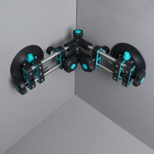 Sistem de fixare si ajustare multi-unghi, cu 2 ventuze cu vacuum, Ø150mm pt. placi ceramice