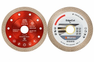 PACHET PROMOTIONAL -DISC DIAMANTAT EDGE CUT 125MM +DISC DIAMANTAT KING GRESS PLUS125MM-WERTEC