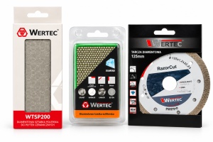 Pachet WERTEC RazorCut 125 mm – Disc diamantat + Set finisare diamantată - Img 2